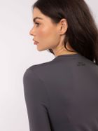 Bluzka damska z długim rękawem, szara, Sublevel