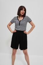 Bluzka damska z krótkim rękawem, mix, Moodo