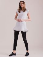 Bluzka damska z krótkim rękawem, szara, Factory Price