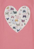 Bluzka dziewczęca z długim rękawem, różowa, Tom Tailor