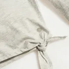 Bluzka dziewczęca z długim rękawem, szara, Tom Tailor