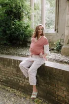 Boba, Wrap, chusta do noszenia dziecka, brudny róż