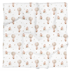 Bocioland, Wiewiórki, pieluszka bambusowa, 110-110 cm