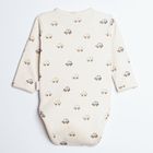 Body chłopięce z długim rękawem, beżowe, Nicol