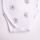 Body chłopięce z krótkim rękawem, białe, Nicol