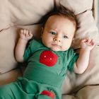 Body chłopięce z krótkim rękawem, ecru, Eevi