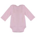 Body dziewczęce z długim rękawem, bawełna organiczna, białe, różowe, zestaw, 2 szt., Esprit