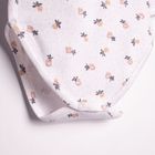 Body dziewczęce z długim rękawem, białe, Nicol