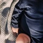 Body niemowlęce z długim rękawem, wełniane, Eevi