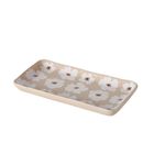 Boltze Home, Canea, patery ceramiczne w kwiaty, 13-15 cm