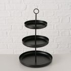 Boltze Home, Credo, metalowa patera na owoce, 3 poziomy, 32,5 cm