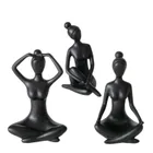 Boltze Home, figurka dekoracyjna Joga, kobieta, 10 cm