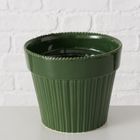 Boltze Home, Juniper, zestaw doniczka porcelanowa z podstawką, 14,9 cm