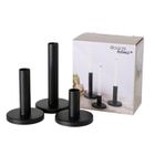 Boltze Home, Malko, świecznik metalowy, 9 cm, 3 szt.