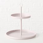 Boltze Home, Samina, etażerka metalowa, beżowa, 34 cm