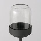 Boltze Home, Senza, zestaw metalowych lampionów ze szklaną kopułą, 3 szt.