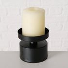 Boltze Home, świeczniki na stół na grube świece, Meril, 3 szt., Ø 7, 5 cm