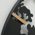 Boltze Home, zegar ścienny Union, metalowy ze złotymi wskazówkami