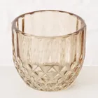 Boltze Home, zestaw szklanych dekoracji, Cherin, świeczniki i wazon