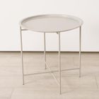 Boltze, Rocko, metalowy stolik pomocniczy, średnica 46 cm