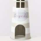 Boltze, Sands, zestaw metalowych dekoracji, latarnie morskie, 40-57 cm