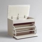 Boximo, Vault, szafka na buty z siedziskiem i wysuwanymi półkami, 57-30-53 cm