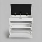 Boximo, Vault, szafka na buty z siedziskiem i wysuwanymi półkami, 57-30-53 cm