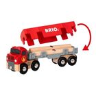 Brio World, Ciężarówka do transportu drewna, zabawka drewniana