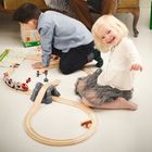 Brio World, Kolejka drewniana, zestaw startowy, 26 elemenów