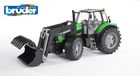 Bruder, Traktor Deutz Agrotron X720 z ładowarką czołową