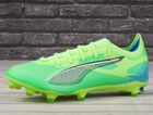 Buty piłkarskie męskie, turfy/lanki, zielone, Puma Ultra 5 Match