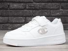 Buty sportowe dziewczęce, białe, Champion Rebound Platform Glitter