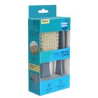 Canpol babies, Gold, szczotka i grzebień z naturalnym włosiem, niebieska