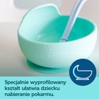 Canpol babies, miseczka silikonowa z przyssawką, turkusowa, 300 ml