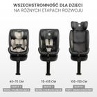 Caretero, Fortis i-Size, fotelik samochodowy, graphite, 40-150 cm