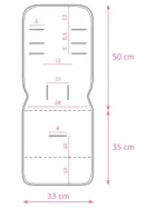 Ceba Baby, Azteca Plumas, wkładka do wózka, 33-85 cm