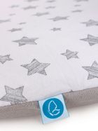Ceba Baby, Grey Stars, pokrowiec na przewijak miękki, 85-72 cm, 2 szt.