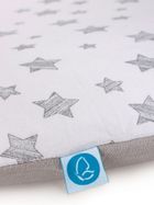 Ceba Baby, Grey Stars, pokrowiec na przewijak miękki, pink stars, 50-70 cm, 2 szt.