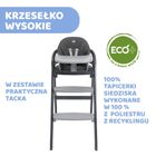 Chicco, Crescendo Up, krzesełko do karmienia, ewolucyjne, Etna Black