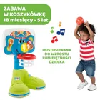 Chicco, Fit&Fun, Koszykówka 123, zabawka interaktywna