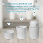 Chicco, kosz na pieluchy, teleskopowy, szary + worki