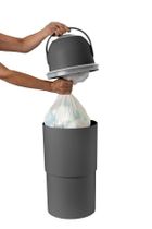 Chicco, kosz na pieluchy, teleskopowy, XL, grafitowy + worki