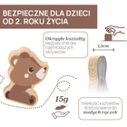 Chicco, My Wood Friends, Zestaw Tata, drewniane figurki niedźwiadków, 2 szt.