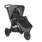 Chicco, Trio Activ3, wózek głęboko-spacerowy + pasy do mocowania gondoli, Iron