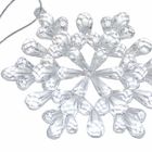 Christmas Decoration, dekoracja wisząca, płatek śniegu, 12-12 cm