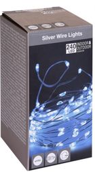 Christmas Decoration, lampki druciki, girlanda, zimny biały, 240 LED