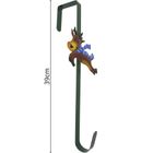 Christmas Decoration, wieszak uchwyt do stroików, renifer, 39 cm