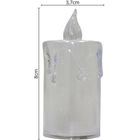 Christmas Gifts, świeca dekoracyjna, zdobiona LED, 3,5-8 cm