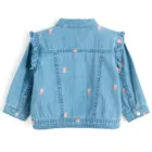 Cienka jeansowa kurtka w truskawki Cool Club