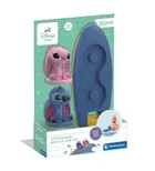 Clementoni, Stitch i Angel z deską surfingową, zestaw zabawek do kąpieli